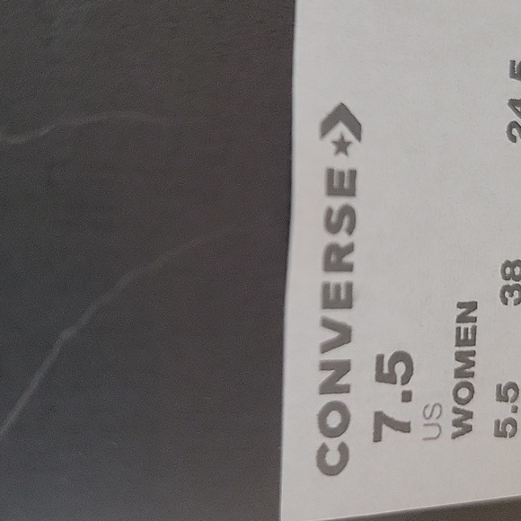 Converse Women's White and Red High-Top Sneakers - Picture 12 of 12